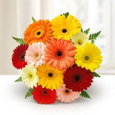 Ramillete o Bouquet de Gerberas Multicolor